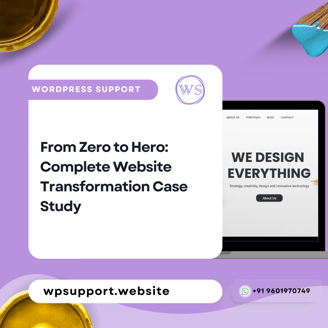 From Zero to Hero: Complete Website Transformation Case Study