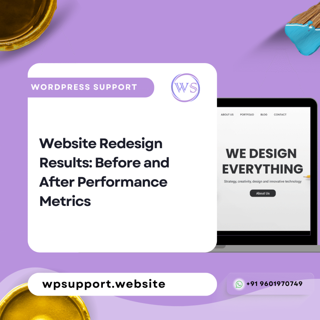 Website Redesign Results: Before and After Performance Metrics