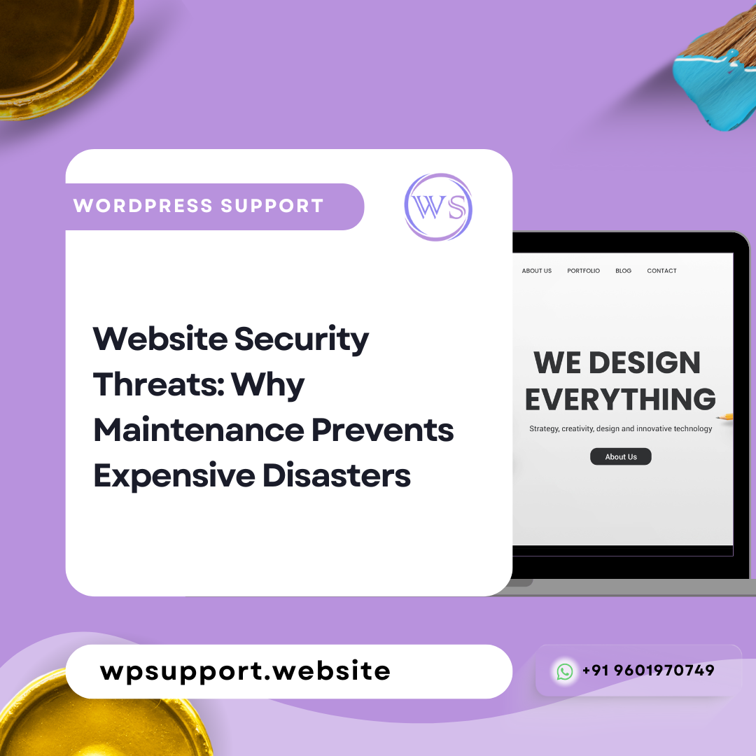 Website Security Threats: Why Maintenance Prevents Expensive Disasters
