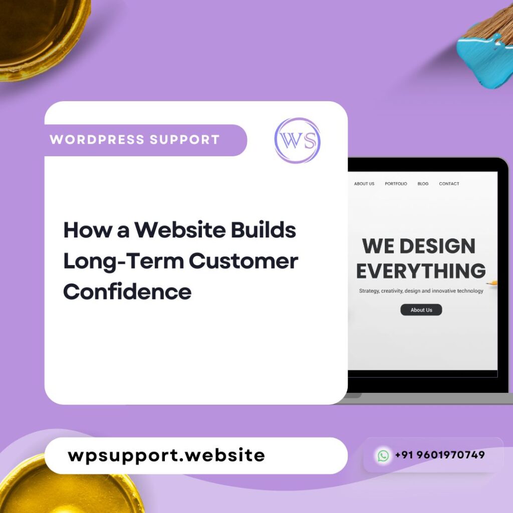 How a Website Builds Long-Term Customer Confidence