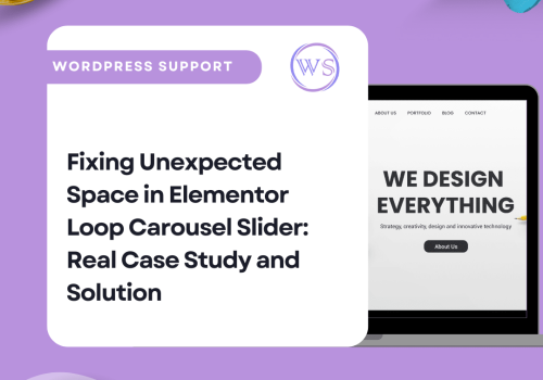 Fixing Unexpected Space in Elementor Loop Carousel Slider: Real Case Study and Solution