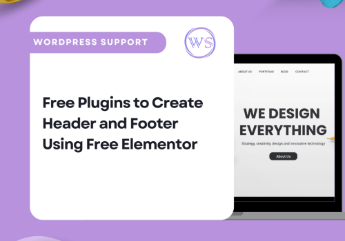 Free Plugins to Create Header and Footer Using Free Elementor